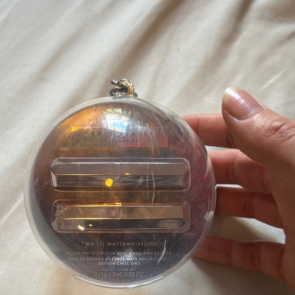 Fenty Beauty Mattemoiselle Lipstick Duo in Chic Packaging